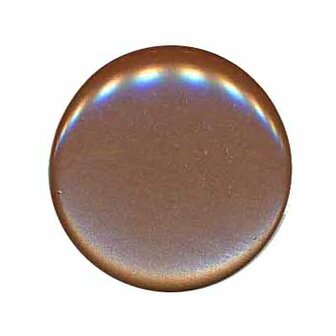 Knoop glans bruin 25 mm (ca. 25 stuks)
