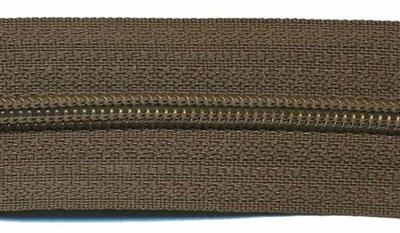Nylon rits legergroen #567 maat 3 (ca. 5 m)