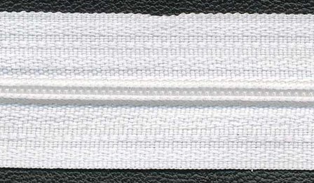 Nylon rits wit #501 maat 3 (ca. 5 m)