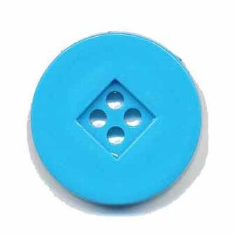 Knoop retro blauw 25 mm (ca. 25 stuks)