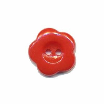 Bloemknoop rood 15 mm (ca. 50 stuks)