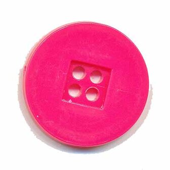 Knoop retro fuchsia 25 mm (ca. 25 stuks)