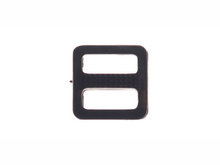 Schuifgesp zwart kunststof 10 mm (100 stuks)