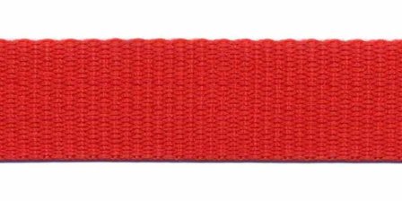 Tassenband 20 mm rood (50 m)