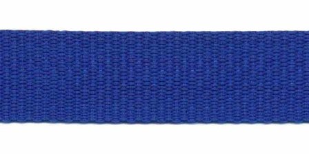 Tassenband 20 mm kobalt blauw (50 m)
