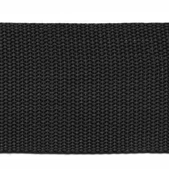 Tassenband 50 mm zwart (50 m)