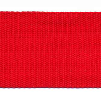 Tassenband 50 mm rood (50 m)