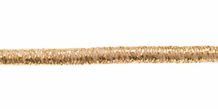 Elastisch koord lurex goud 3 mm (ca. 50 m)