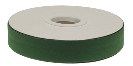 Donker groen (#33) gevouwen biaisband 20 mm (20 meter)