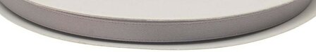 Grijs dubbelzijdig satijnband 7 mm (ca. 30 m)