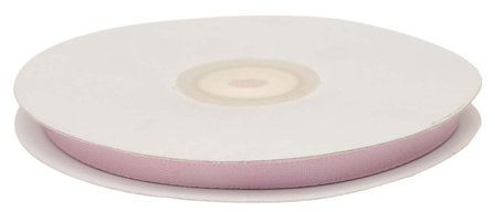 Licht roze dubbelzijdig satijnband 7 mm (ca. 30 m)