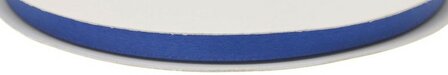 Kobalt blauw dubbelzijdig satijnband 7 mm (ca. 30 m)
