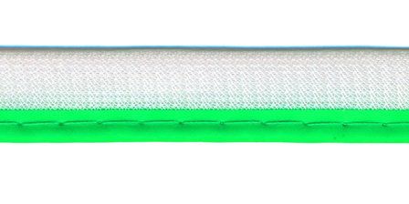 Reflecterende piping-/paspelband NEON groen - 2 mm koord (ca. 25 meter)