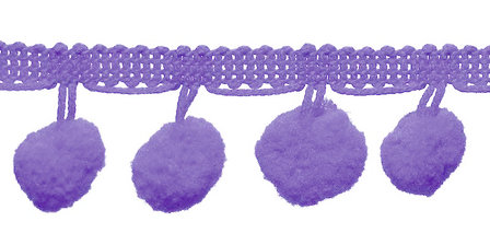 Pompom band lila 20 mm (ca. 16 meter)