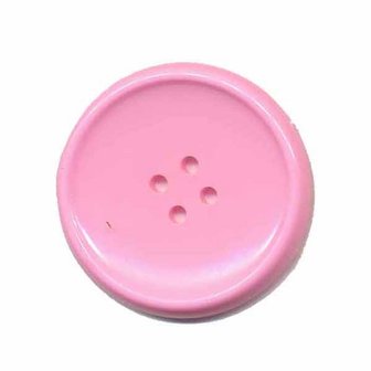 Knoop schotel roze 35 mm (ca. 25 stuks)