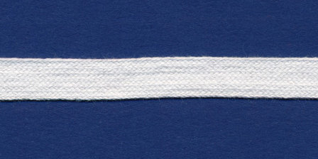 Veterband wit KATOEN 10 mm (ca. 100 m)