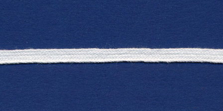 Veterband wit KATOEN 5 mm (ca. 100 m)