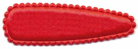 Haarkniphoesje satijn rood 5 cm (ca. 100 stuks)