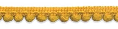 Bolletjesband oker geel 10 mm (ca. 32 meter)