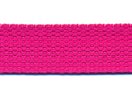 Tassenband 25 mm fuchsia COTTON-LOOK (ca. 50 m)