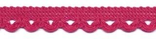 Sierband met lus-/schulprandje fuchsia 12 mm (ca. 32 meter)