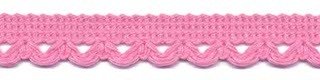 Sierband met lus-/schulprandje roze 12 mm (ca. 32 meter)