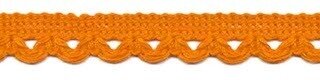 Sierband met lus-/schulprandje oranje 12 mm (ca. 32 meter)