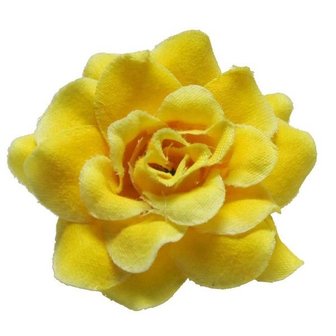 Roos geel stof ca. 4,5 cm (10 stuks)
