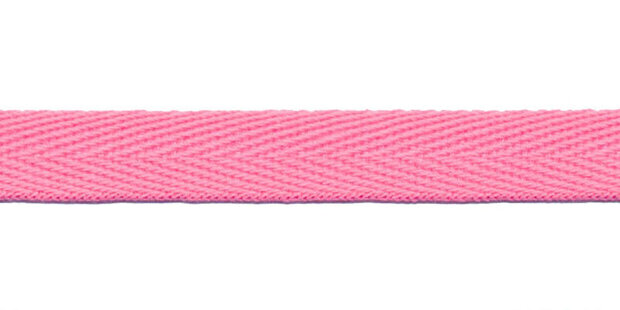 Roze [#16] keperband 10 mm (ca. 32 m)