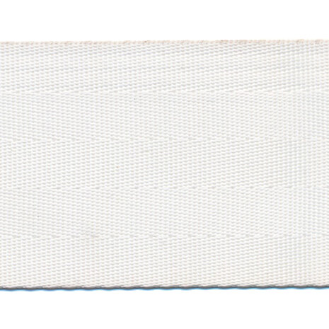 Tassenband autogordel-look 50 mm wit STEVIG (ca. 5 m)
