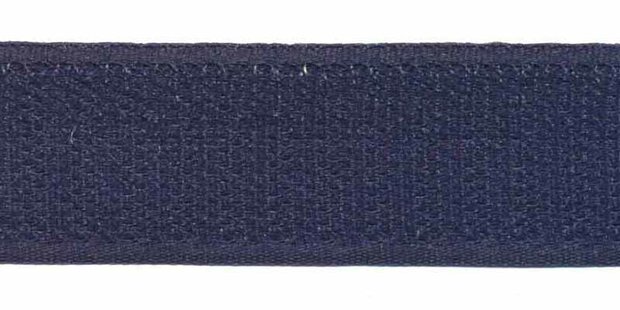 Klittenband 25 mm donker blauw (ca. 25 m) - haak