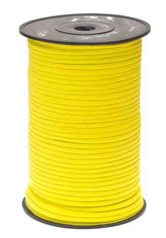 Citroen geel (#55) piping-/paspelband DIK - 4 mm koord (ca. 10 meter)
