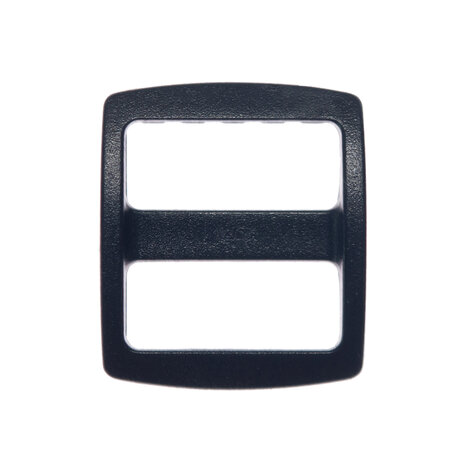Schuifgesp  HOOG zwart kunststof 20 mm (100 stuks)