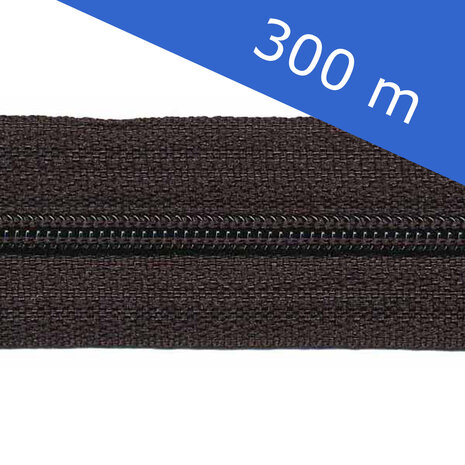 Nylon-Reißverschluss schwarz #580 Größe 3 (ca. 300 m)