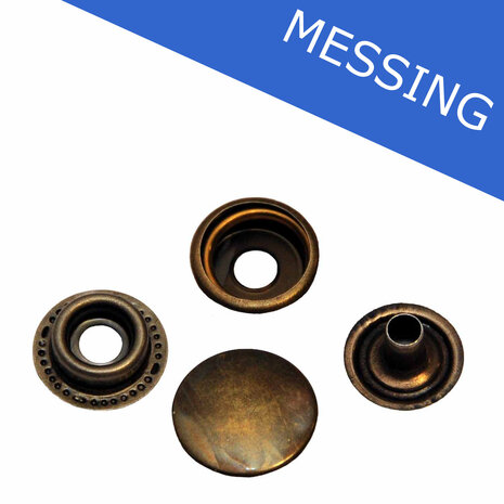 MESSING Drukker bronskleurig 15 mm, type 4-7 (ca. 25 stuks)