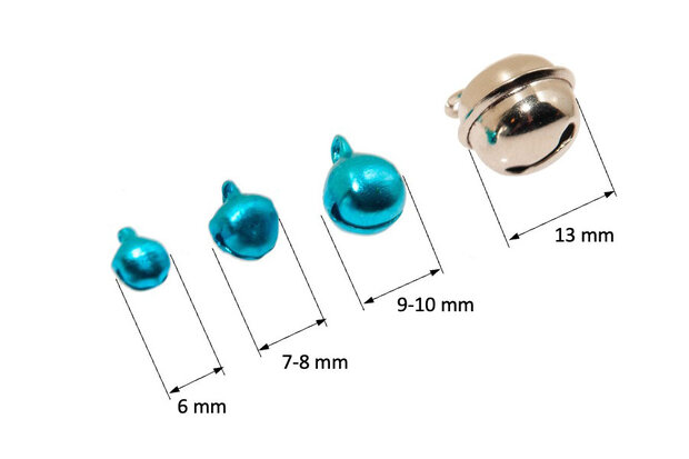 Belletjes 6, 8, 10 mm en 13 mm
