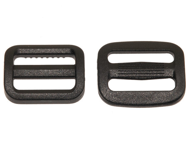 Schuifgesp RECHT (links) - schuifgesp SLANK (rechts) - voorzijde