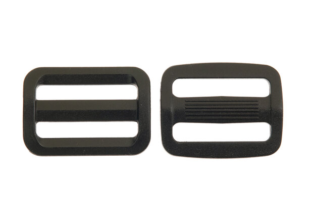 Schuifgesp RECHT (links) - schuifgesp SLANK (rechts) - voorzijde