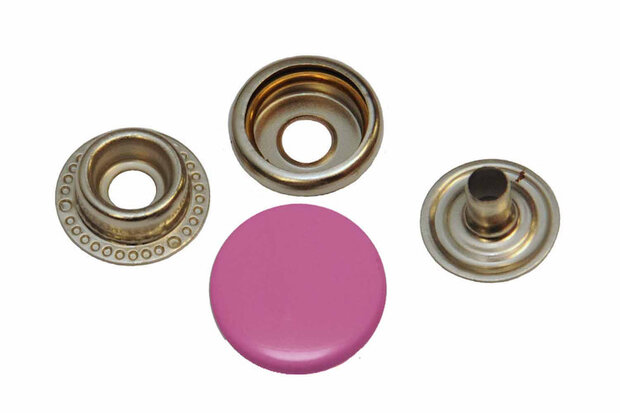 Drukker roze 15 mm, type 4-7 (ca. 25 stuks)