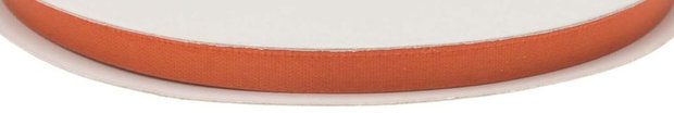 Oranje dubbelzijdig satijnband 7 mm (ca. 30 m)