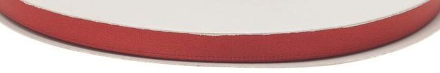 Rood dubbelzijdig satijnband 7 mm (ca. 30 m)