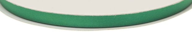 Donker groen dubbelzijdig satijnband 7 mm (ca. 30 m)