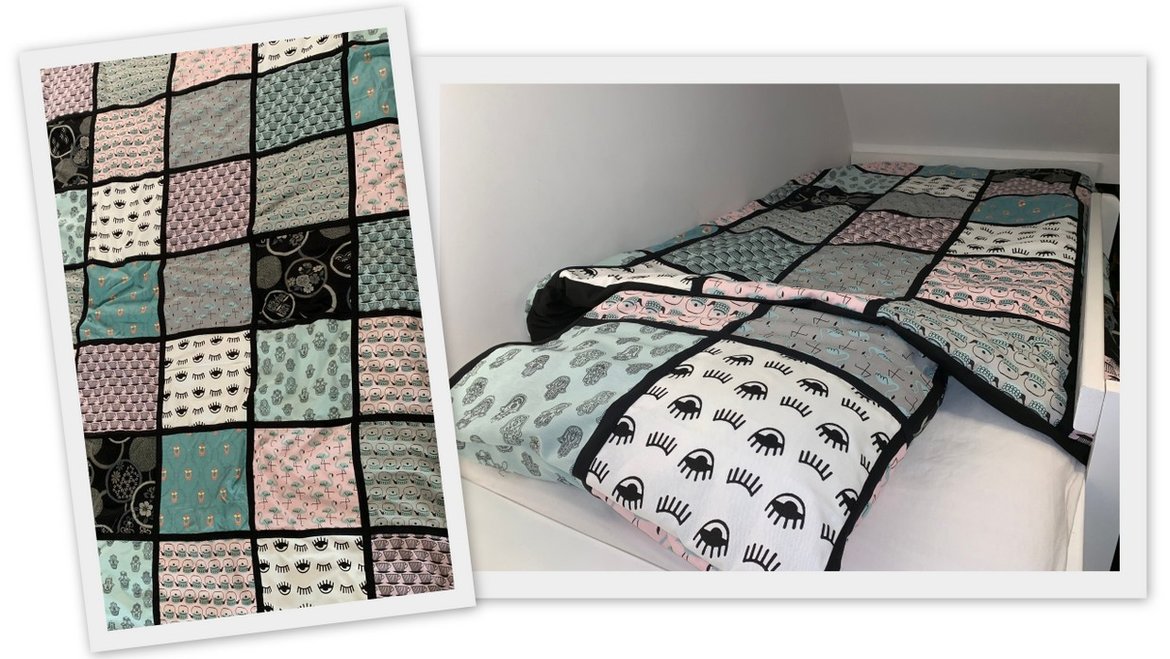 Patchwork/vlakken dekbed Patchwork/vlakken dekbed