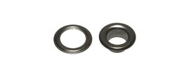 Nestels 8 mm (maat #23) oud zilverkleurig staal (ca. 50 sets) Nestels 8 mm (maat #23) oud zilverkleurig staal (ca. 50 sets)