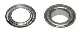 Nestels 15 mm (maat #30) aluminium (ca. 50 sets) Nestels 15 mm (maat #30) aluminium (ca. 50 sets)