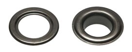 Nestels 19 mm (maat #32) oud zilverkleurig staal (ca. 50 sets) Nestels 19 mm (maat #32) oud zilverkleurig staal (ca. 50 sets)