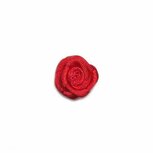 Roosje satijn rood 15 mm (ca. 25 stuks) Roosje satijn rood 15 mm (ca. 25 stuks)