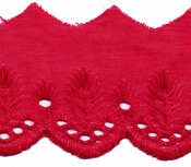 Broderie fuchsia 50 mm (ca. 13,5 m) Broderie fuchsia 50 mm (ca. 13,5 m)