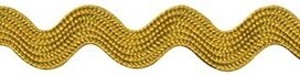 Oker zig-zag band 10 mm (ca. 16 meter) Oker zig-zag band 10 mm (ca. 16 meter)