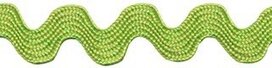 Limegroen zig-zag band 10 mm (ca. 16 meter) Limegroen zig-zag band 10 mm (ca. 16 meter)